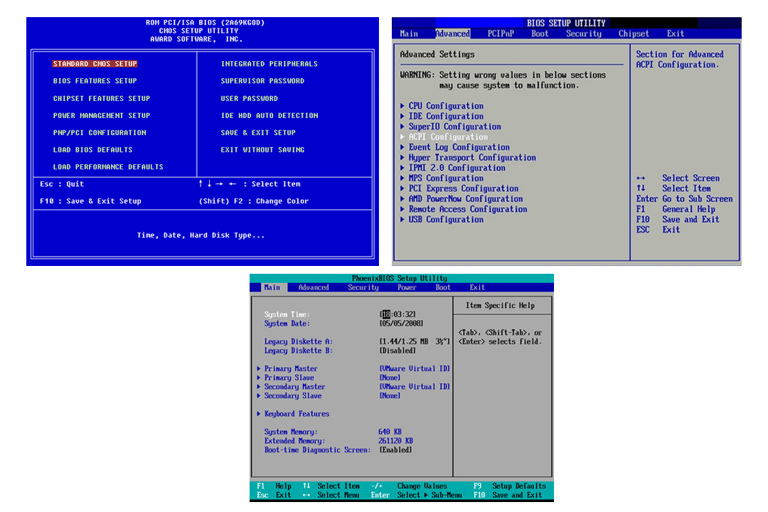 Cara pengaturan BIOS komputer PC dan laptop semua tipe 