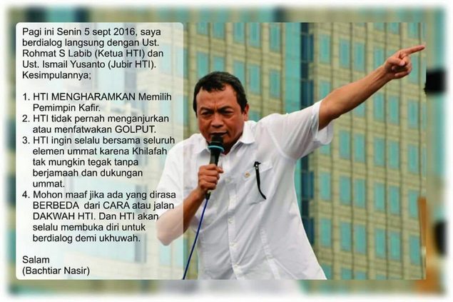 Ustadz Bachtiar Nasir Cerita Soal Cara Jegal Ahok Dan Kemenangan Anies-Sandi 