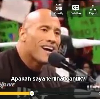 &#91;Lucu gan&#93; The Rock &quot;WWE&quot;:Kubawakan Lagu untuk Dirimu, Vickie - dengan teks Indonesia