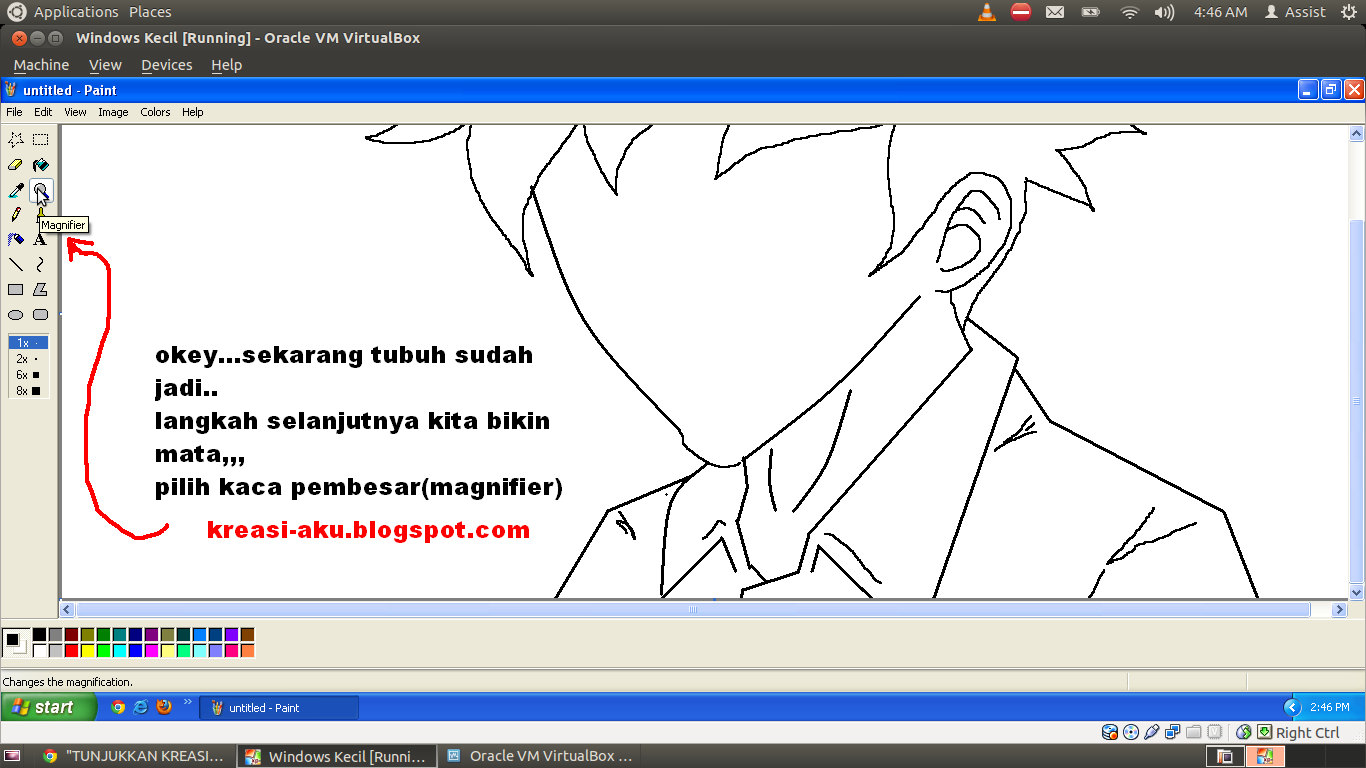 Ane Ajarin nih &quot;Membuat Karacter Sendiri &amp; Kata Mutiara&quot; by ms.Paint 