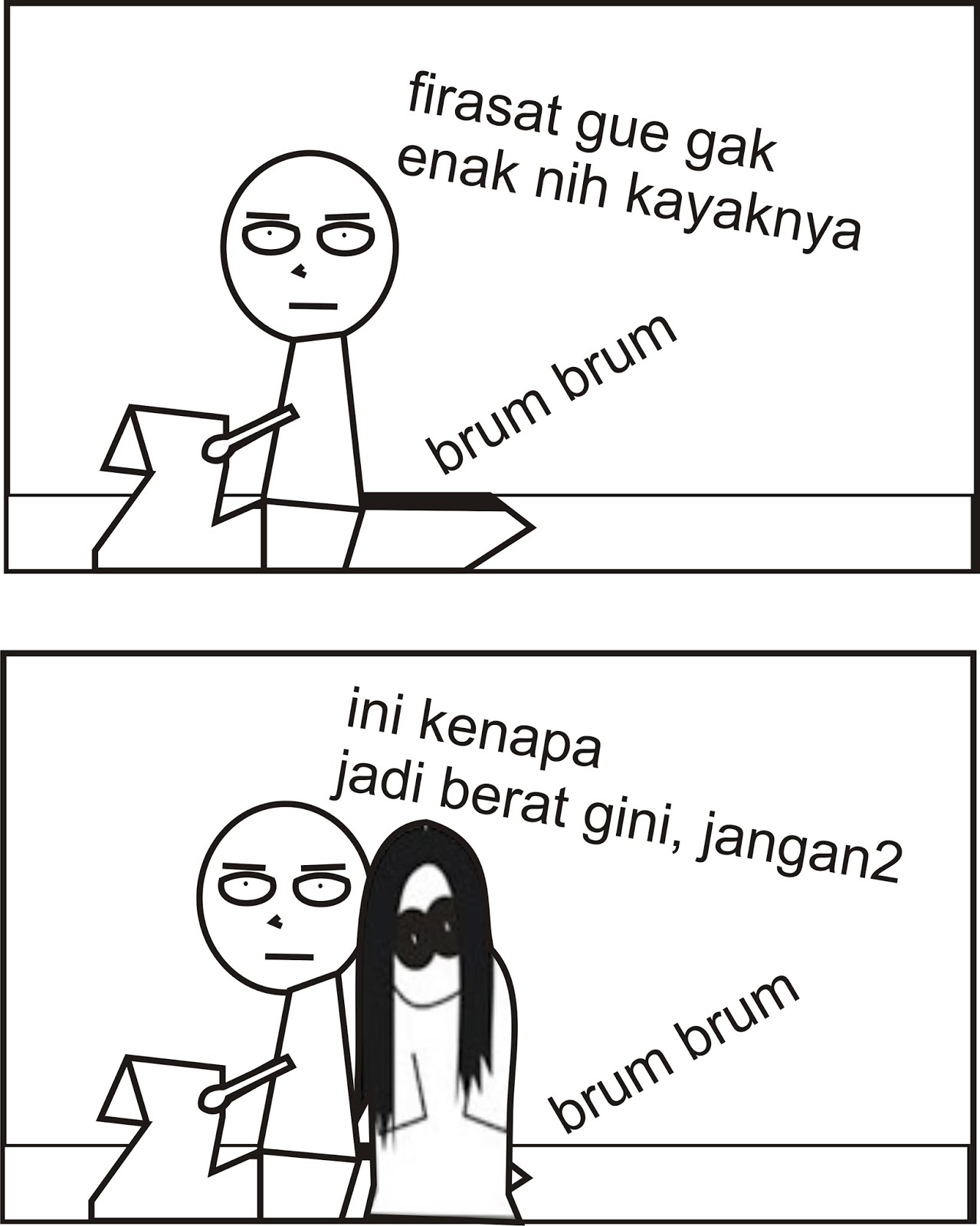 Skenario Menakut - nakuti oleh para Hantu
