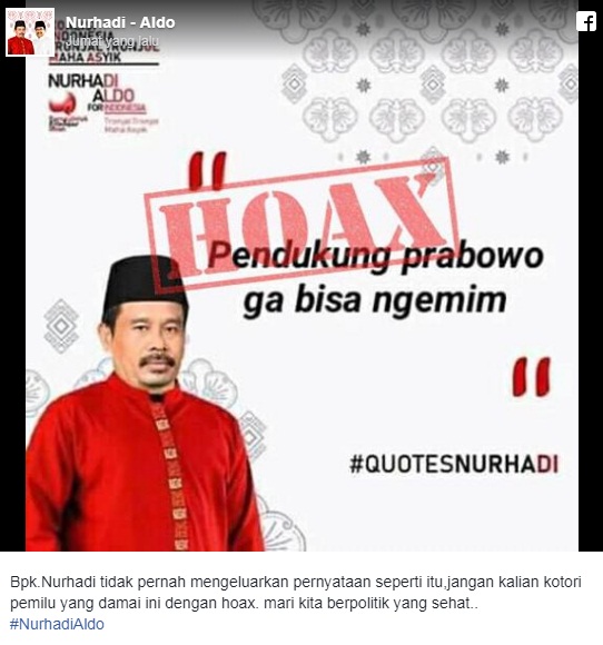 Nurhadi-Aldo: Dari tukang pijat sampai jadi pasangan capres guyonan