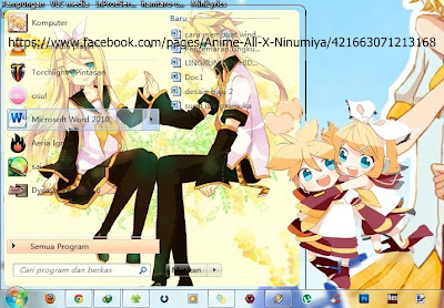 Cara Membuat Tema Anime Win 7 Part I &amp; II