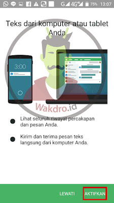 Membalas pesan di android menggunakan komputer