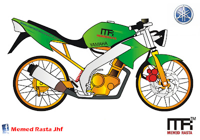 Gambar Motor Modifikasi dengan CorelDraw KASKUS