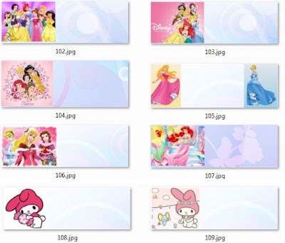 Stiker label nama anak