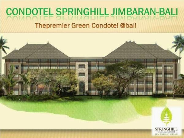 Condotel Springhill, Investasi Paling Menguntungkan di Bali MD314
