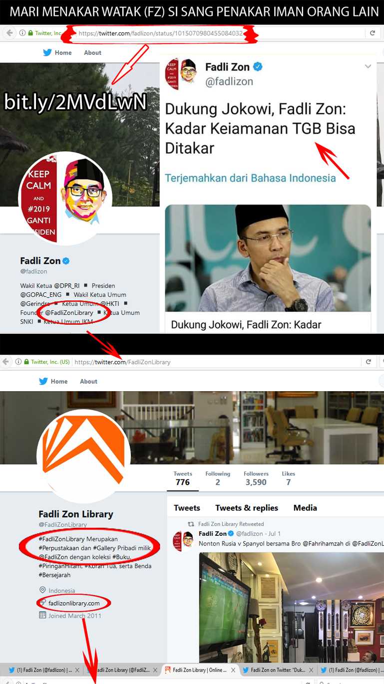 DUKUNG Jokowi 2 Periode Keimanan TGB di Takar Fadli Zon. NETIZEN PUN Balik Menakar FZ