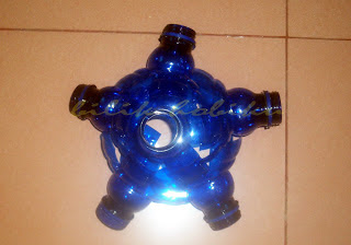 Buat lampion dari botol bekas untuk takbiran keliling..