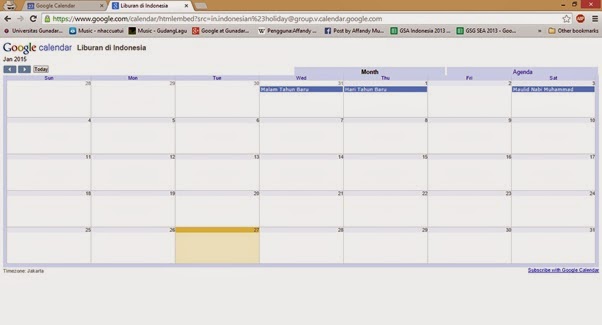 Menambahkan Hari Libur pada Kalender Android