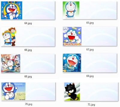 Stiker label nama anak