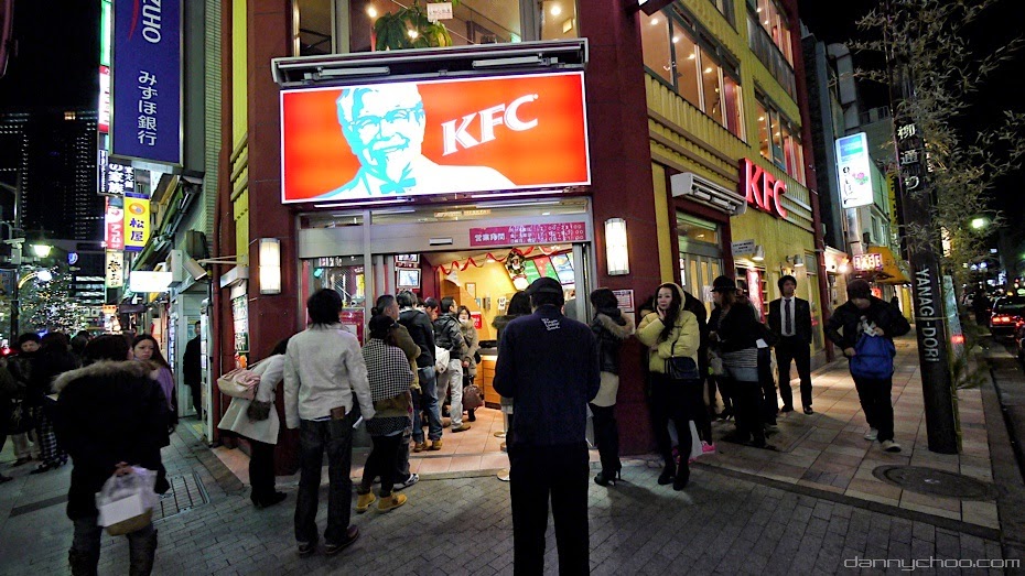 KFC hidangan utama saat natal warga jepang