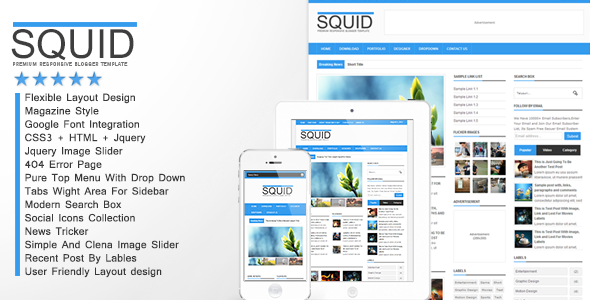 &#91;Free Share&#93; Template Responsive SEO friendly - Blogger