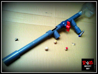 Membuat airsoft gun dengan PVC sederhana