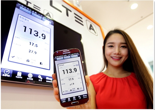 4G LTE Advanced (150 Mbps), HP Agan sangat jauh lebih lemot dari Koneksi ini