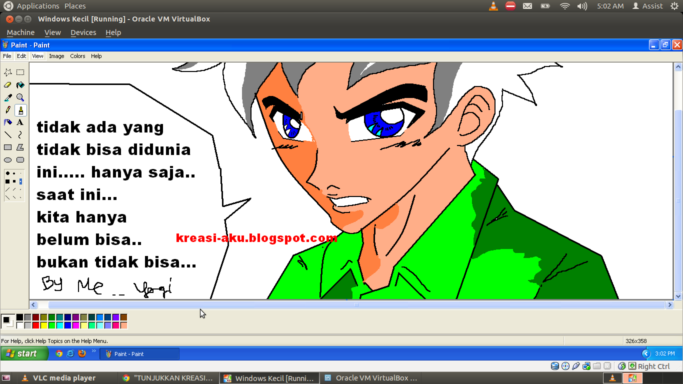 Ane Ajarin nih &quot;Membuat Karacter Sendiri &amp; Kata Mutiara&quot; by ms.Paint 