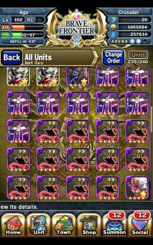 Jual ID brave frontier gems 100+ Unit bb spam crit metagame