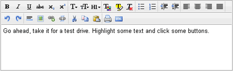 WYSIWG HTML Editor