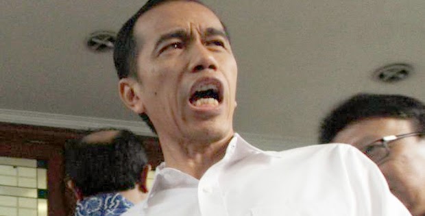 [ke balai kota] Jokowi kesal ditanya gigi nya bolong