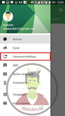 Membalas pesan di android menggunakan komputer