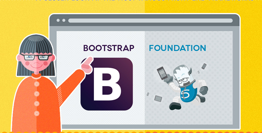 &#91;INFOGRAFIK&#93; Bootstrap vs Foundation