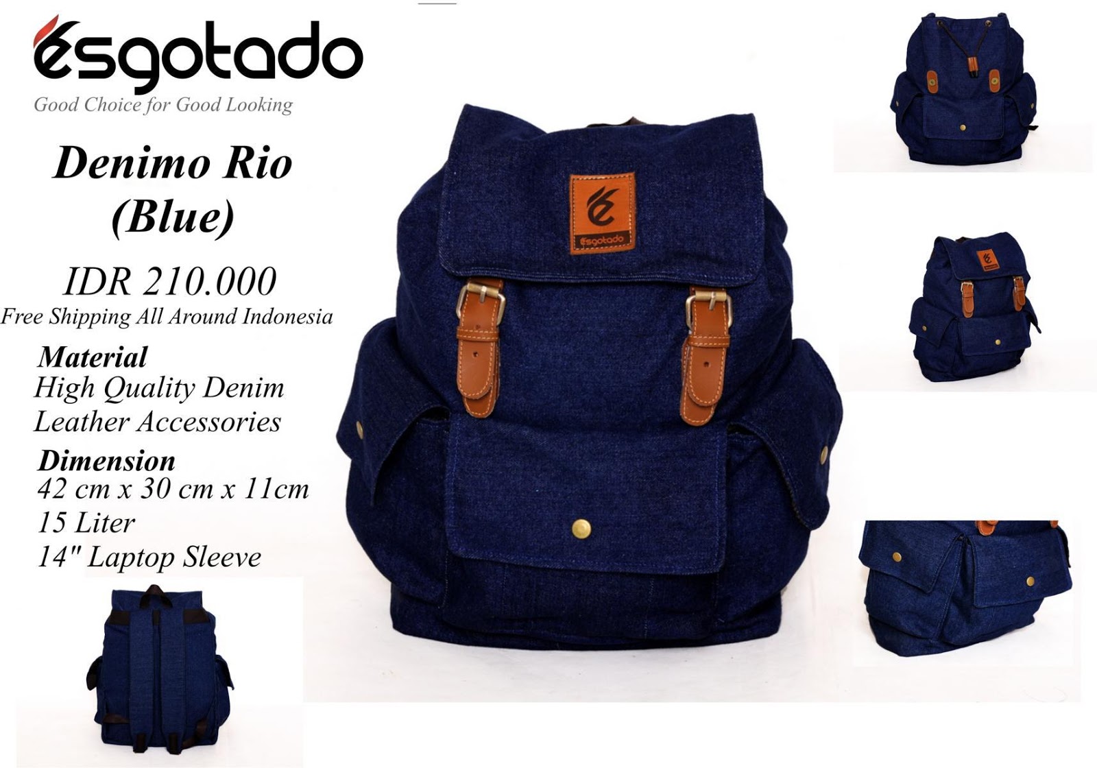╨╥╨╥╨╥╨ ESGOTADO ₪ Bag / Tas / Ransel ₪ Good Choise for Good Looking ╨╥╨╥╨╥╨