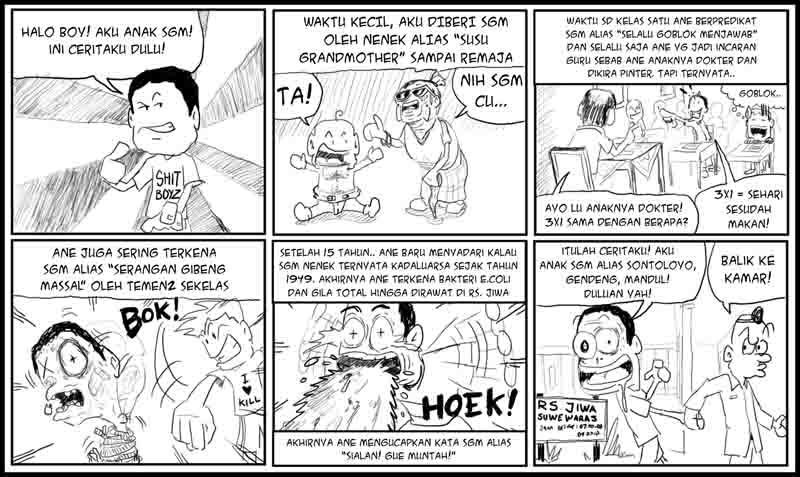 Kumpulan Komik Strip Plesetan Iklan-iklan TV (Mustahil Gak Ngakak!)