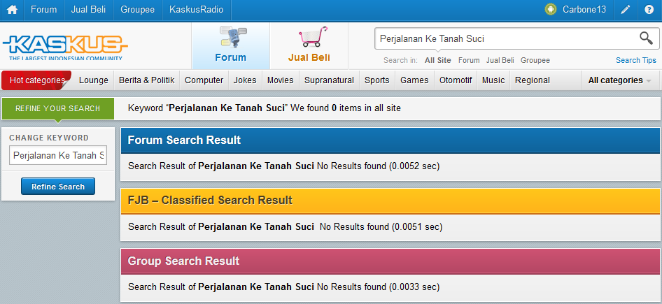 Perjalanan Ke Tanah Suci