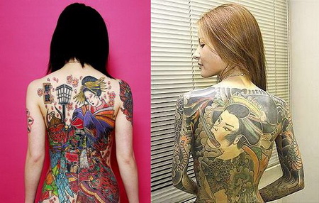 KSOTISME KEINDAHAN TATTO WANITA YAKUZA JEPANG