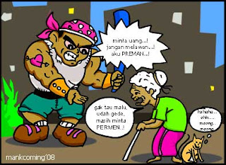 Pertanyaan Preman Kepada Wanita