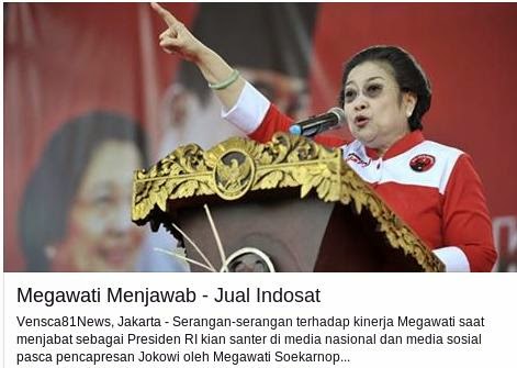 Jawaban Megawati Soal Jual Indosat dan Telkom