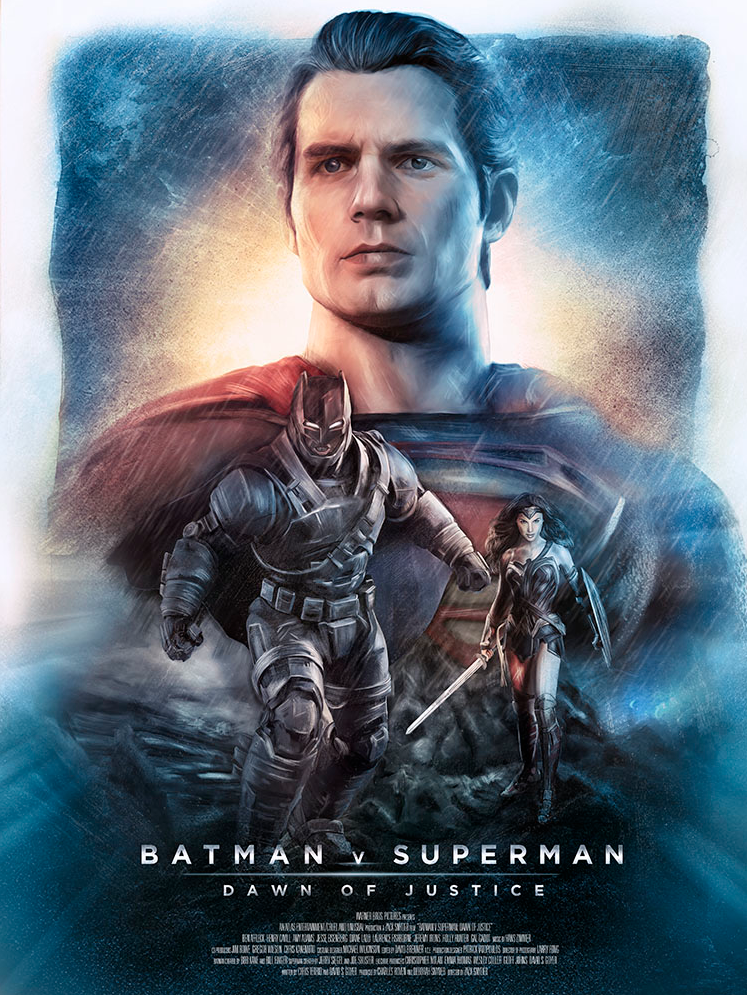 Poster Batman V Superman Buatan Fans Gak Kalah Keren dari Poster Resminya