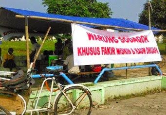 Sudah Ada Warung Shodaqoh, Untuk Kaum Dhuafa yang Mau Makan Tak Punya Uang