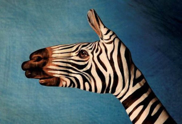 Hand Painting, Mengubah Tangan Menjadi Bentuk Hewan &#91;keren banget gan&#93;