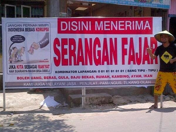 &#91;COMIC&#93;PEMILU = PEMILIHAN KORUPTOR SECARA DEMOKRASI...AWAS TERTIPU!.