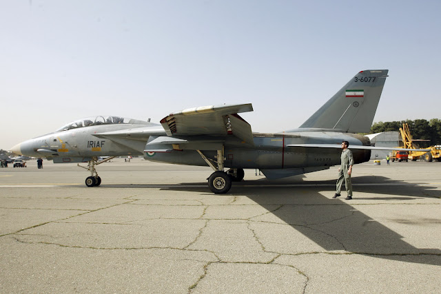 **Iran Air Force: Satellites and F-14 Tomcats Jet Fighter**