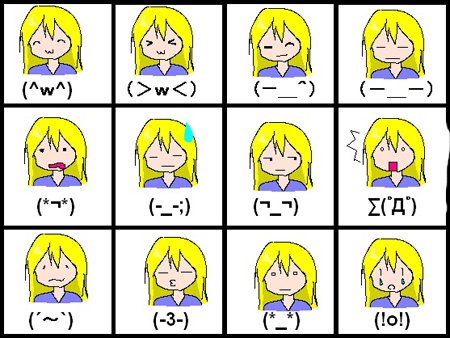 Emoticon asal Jepang