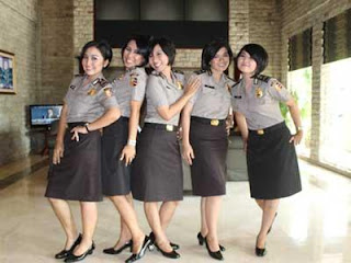 Diva Bharanita Girl Band Para Polwan Cantik