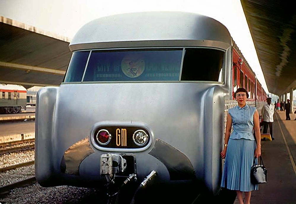 Kereta Unik - Aerotrain Kereta Percobaan buatan GM Tahun 1955