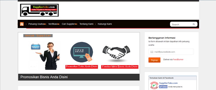 &#91;New&#93; Web Daftar Supplier Terpercaya | media bertemu supplier dan calon enterpreur