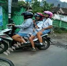Kesalahan yang sering dilakukan pengendara motor