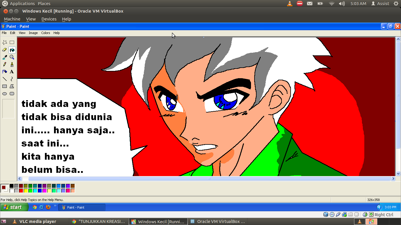 Ane Ajarin nih &quot;Membuat Karacter Sendiri &amp; Kata Mutiara&quot; by ms.Paint 