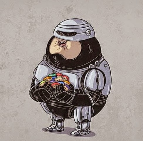 Ketika Karakter Kartun dan Super Hero Kelebihan Berat Badan