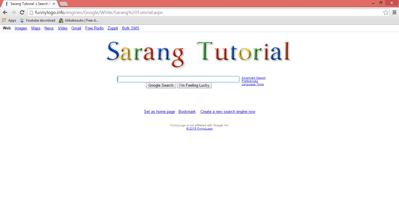 Membuat Search Engine, Dan Jadikan Homepage Browsermu