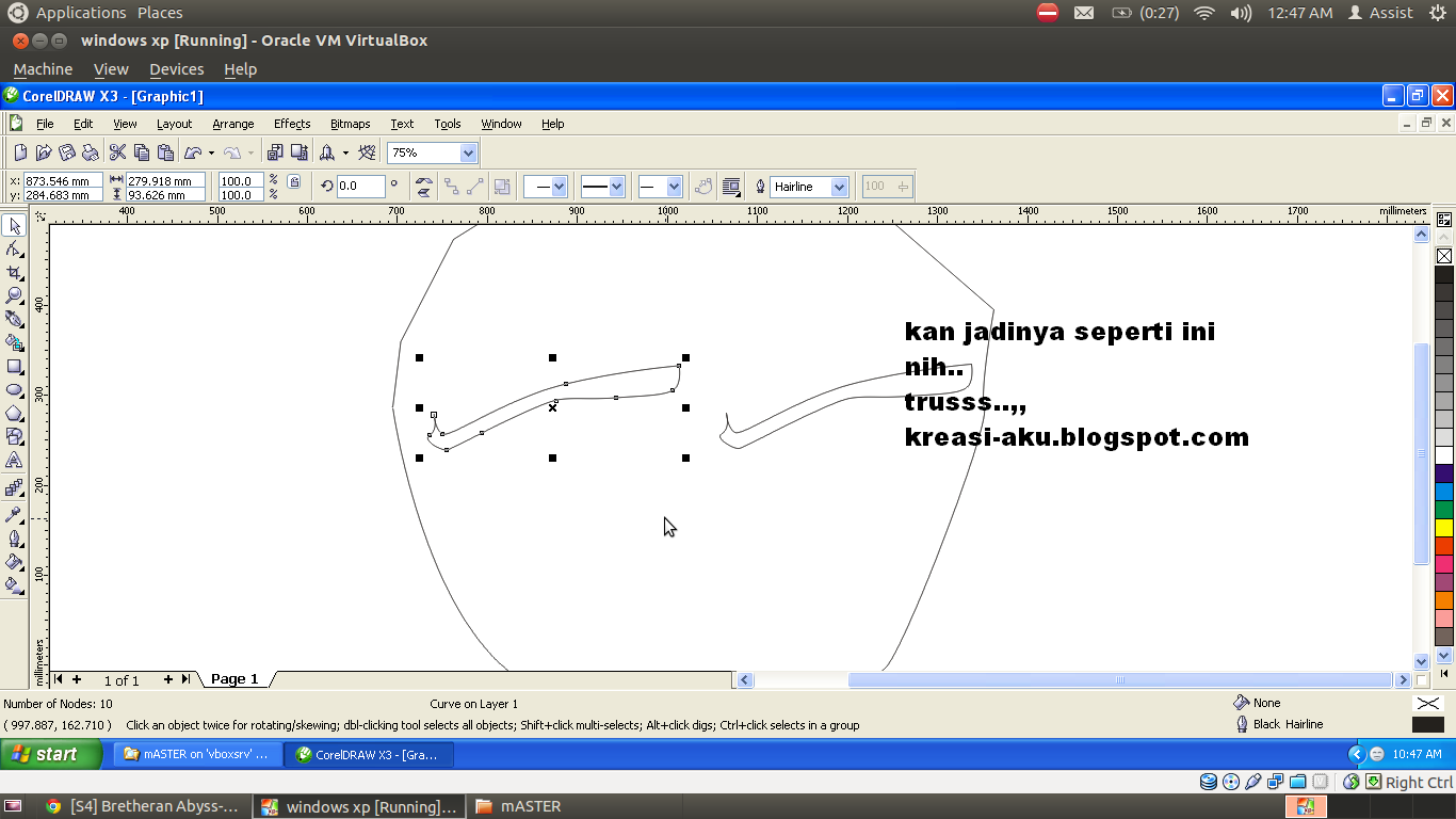 Ane Ajarin Ni,Membuat Uchiha Madara Dengan Corel Draw X3.&#91;TUTORIAL COMPLETE++&#93; :D