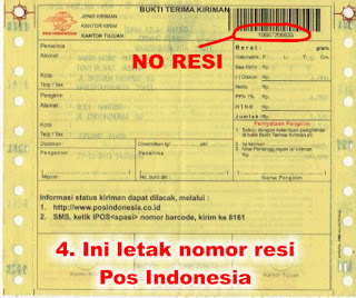 Cara Mengetahui Nomor Resi Pengiriman Ada dimana