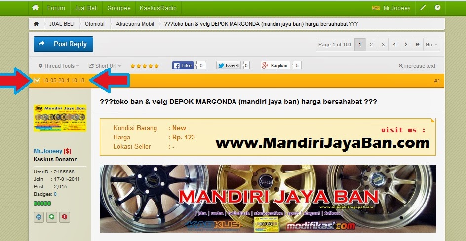 ▀▀▀▀▀▀ TESTIMONI- Mr.jooeey | Mandiri Jaya Ban | ▀▀▀▀▀▀ 