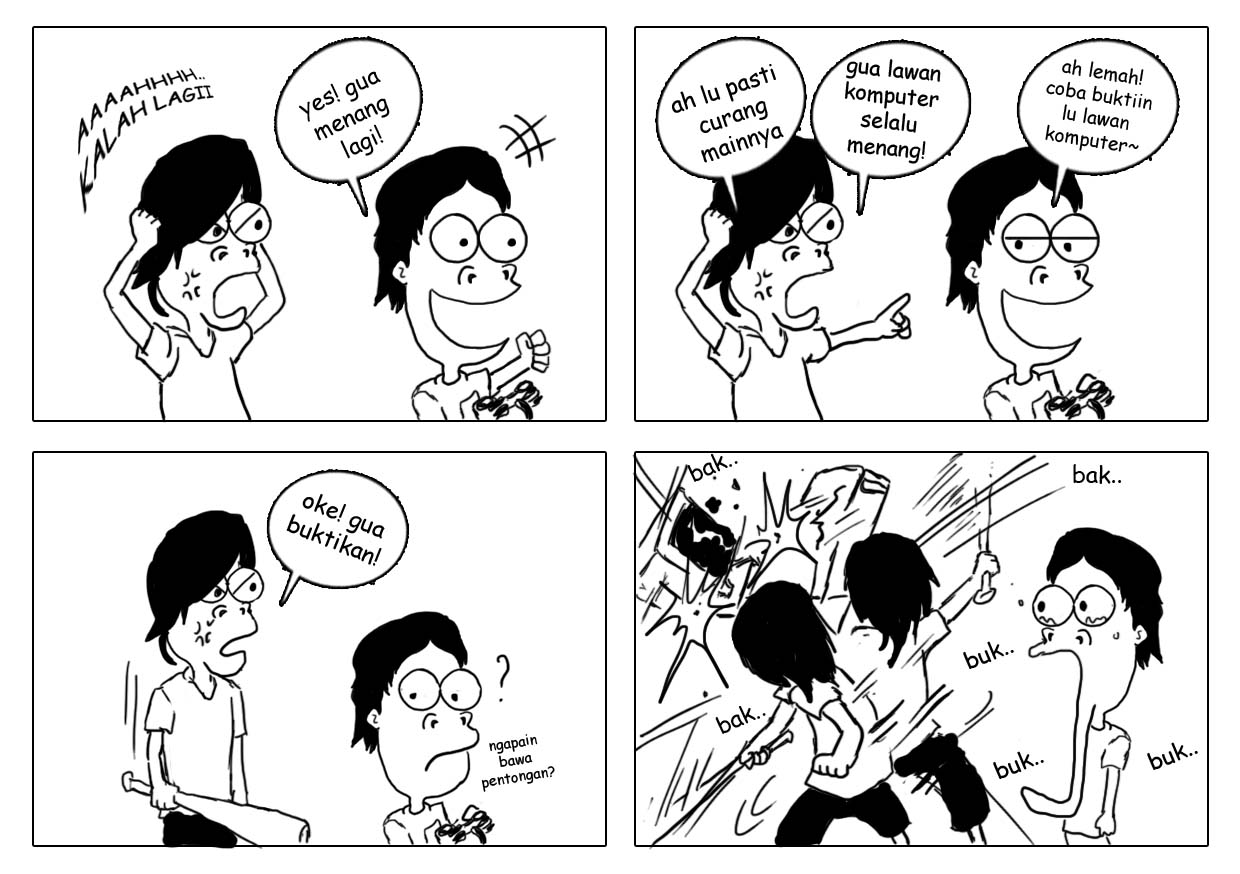 Komik Lucu KOJAY(komik jayus) &#91;Ga ngakak? Ane makan AYAM&#93;