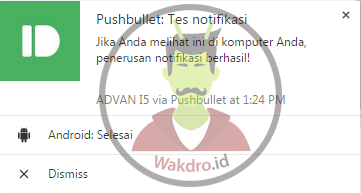 Membalas pesan di android menggunakan komputer