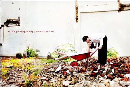 Foto pre wedding paling ekstrem